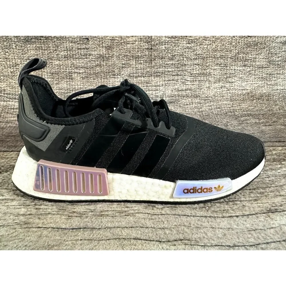Adidas Women's NMD R1 Parley Magic Mauve Black Running Shoes - Picture 5 of 12